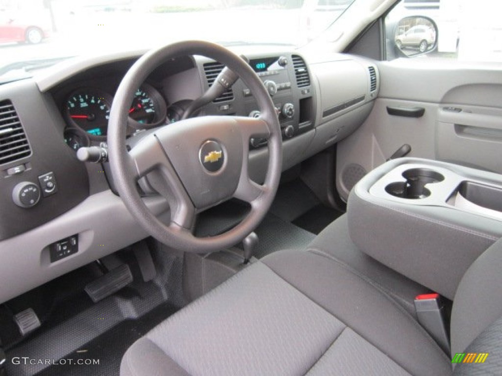 Dark Titanium Interior 2011 Chevrolet Silverado 1500 Crew Cab 4x4 Photo #56399978