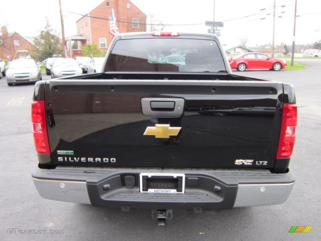 2011 Silverado 1500 LTZ Crew Cab 4x4 - Black / Ebony photo #6