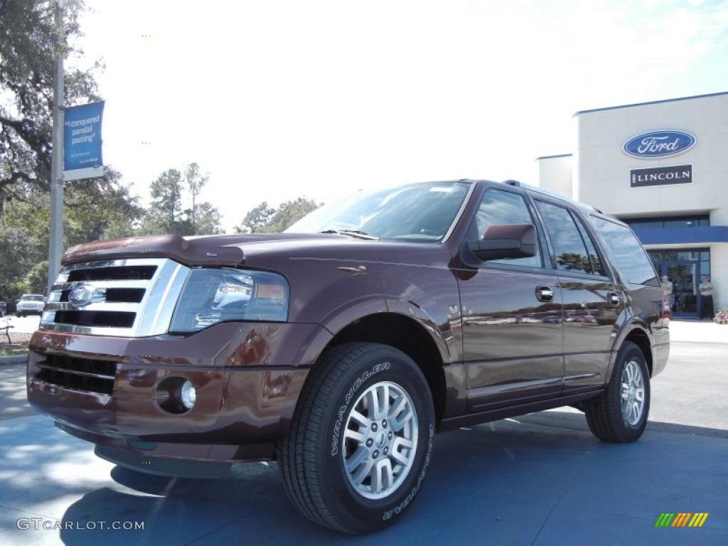Autumn Red Metallic Ford Expedition