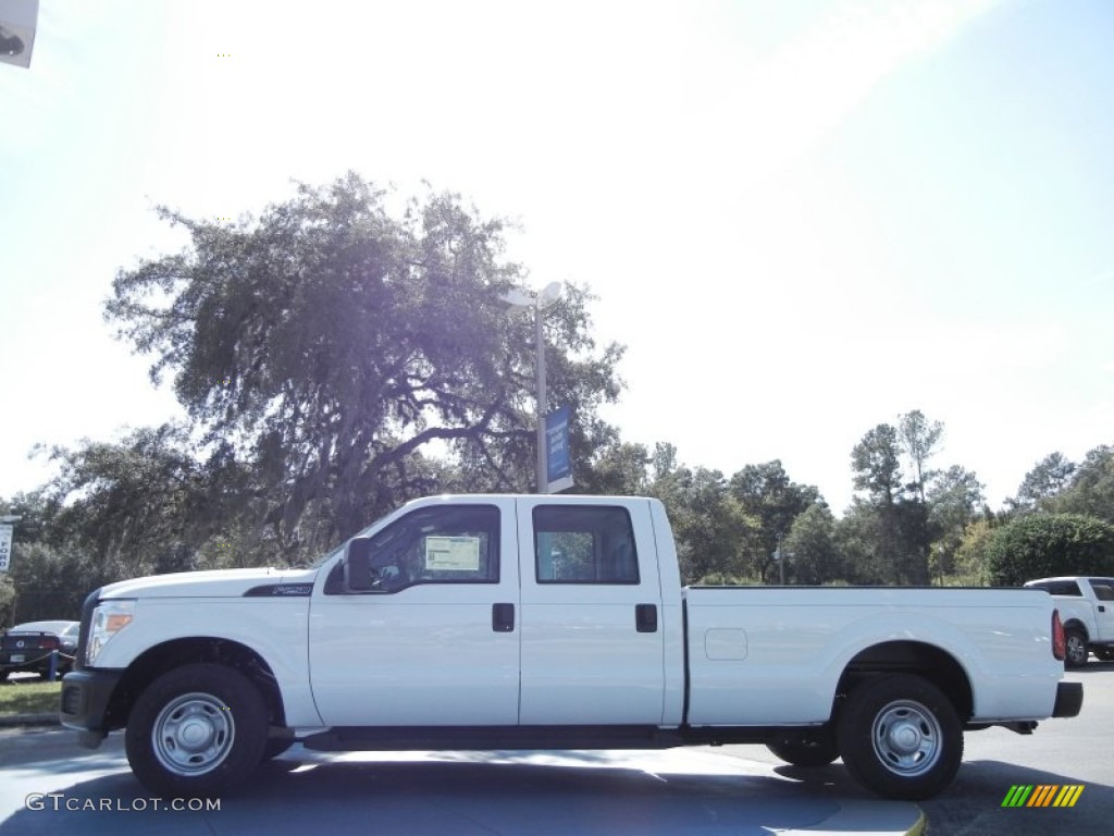 2012 F250 Super Duty XL Crew Cab - Oxford White / Steel photo #2