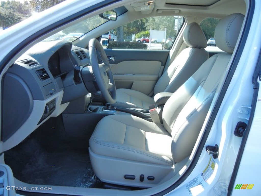 Medium Light Stone Interior 2012 Ford Fusion Hybrid Photo #56400350