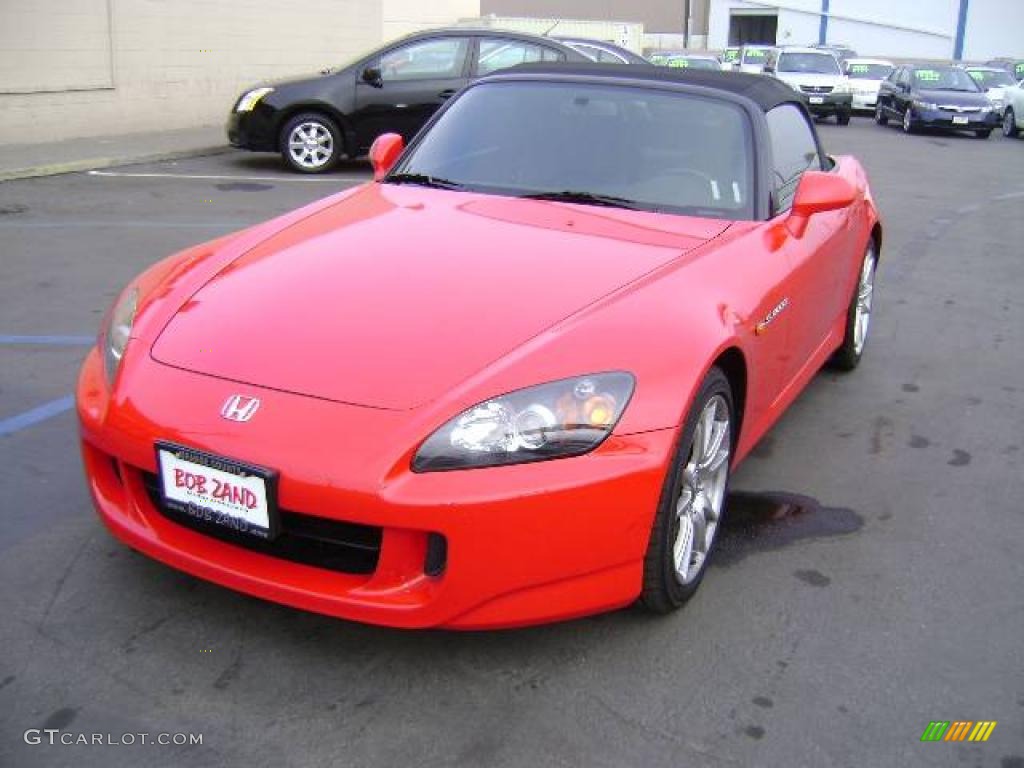 2004 S2000 Roadster - New Formula Red / Black photo #1