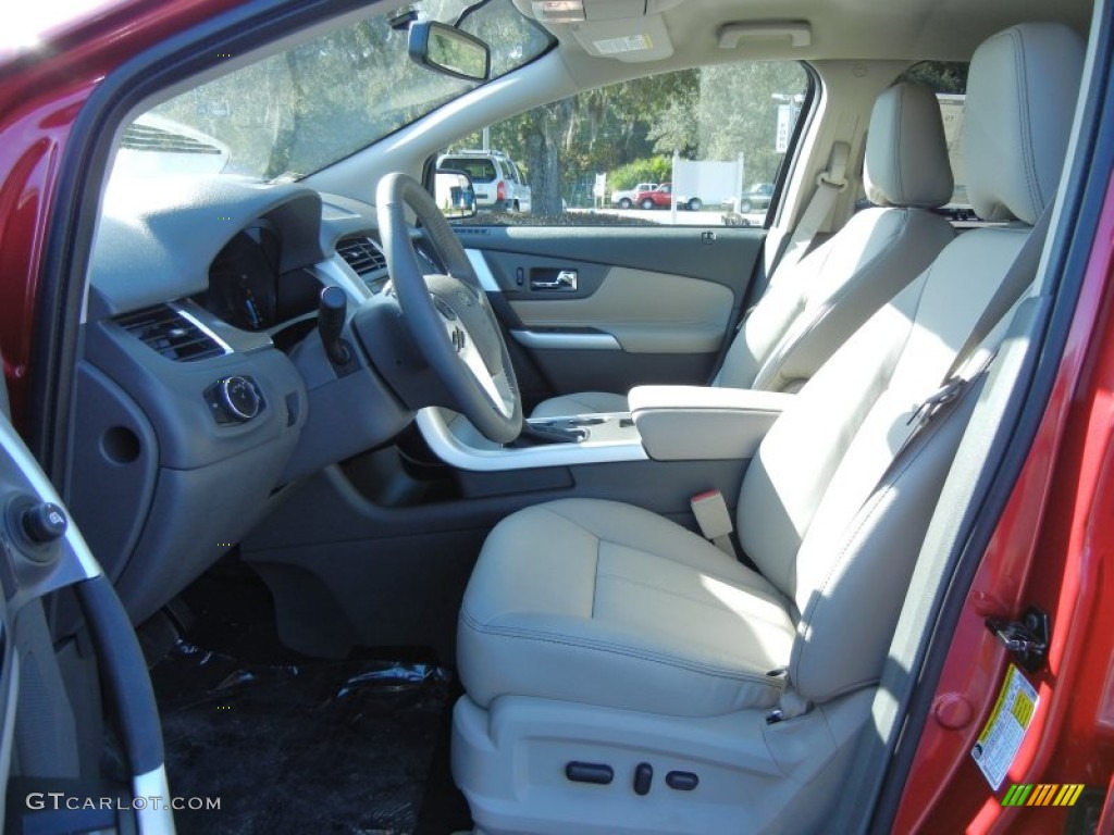 Medium Light Stone Interior 2012 Ford Edge SEL Photo #56400472