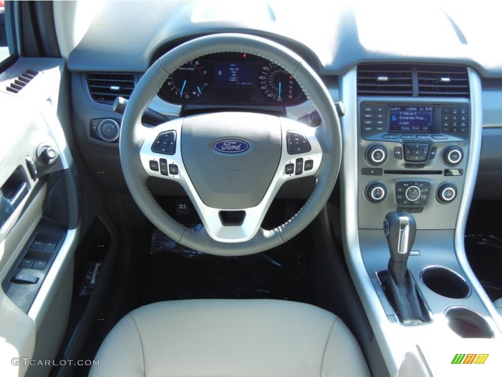 2012 Ford Edge SEL Medium Light Stone Dashboard Photo #56400490