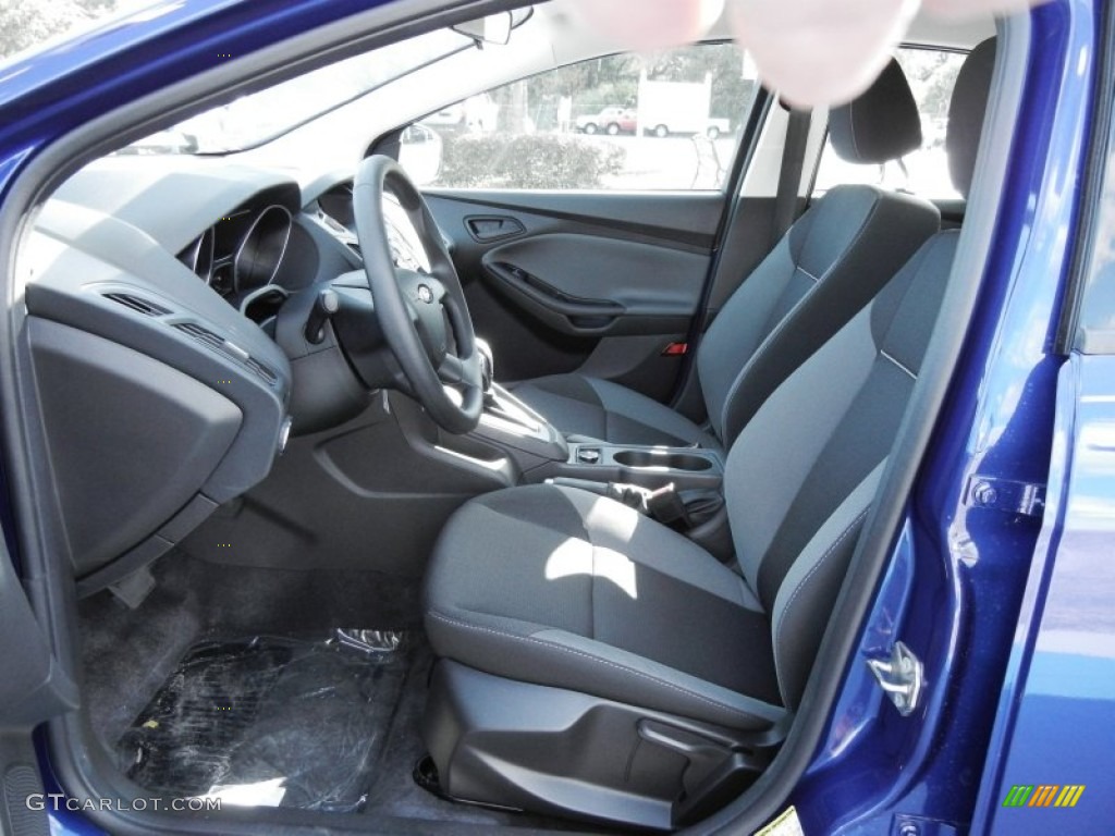 2012 Focus S Sedan - Sonic Blue Metallic / Charcoal Black photo #5