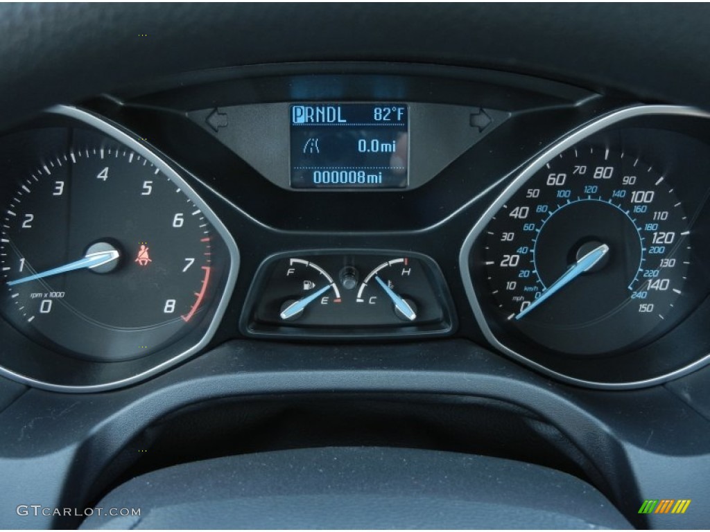 2012 Focus S Sedan - Sonic Blue Metallic / Charcoal Black photo #8