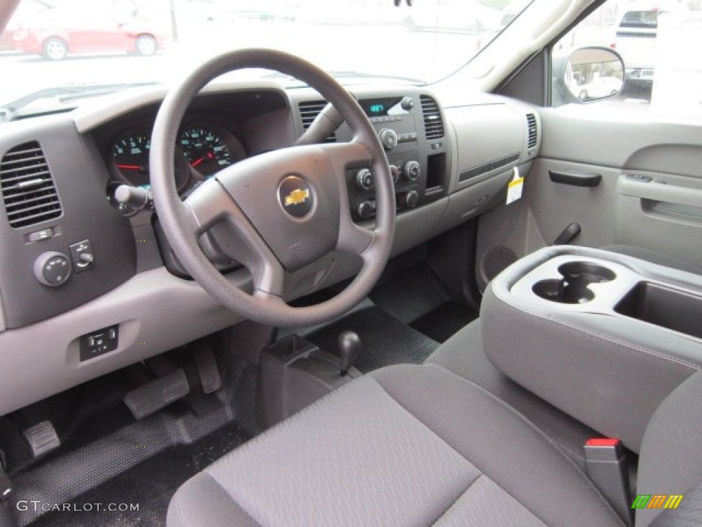 Dark Titanium Interior 2011 Chevrolet Silverado 1500 Crew Cab 4x4 Photo #56400718