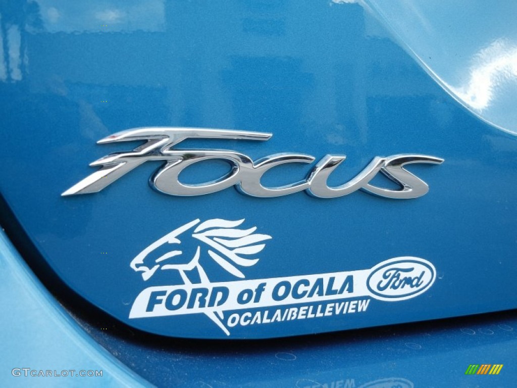 2012 Focus SE Sport Sedan - Blue Candy Metallic / Two-Tone Sport photo #4