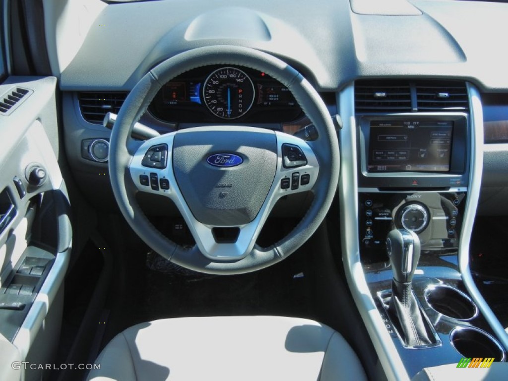 2012 Ford Edge Limited Medium Light Stone Dashboard Photo #56401245