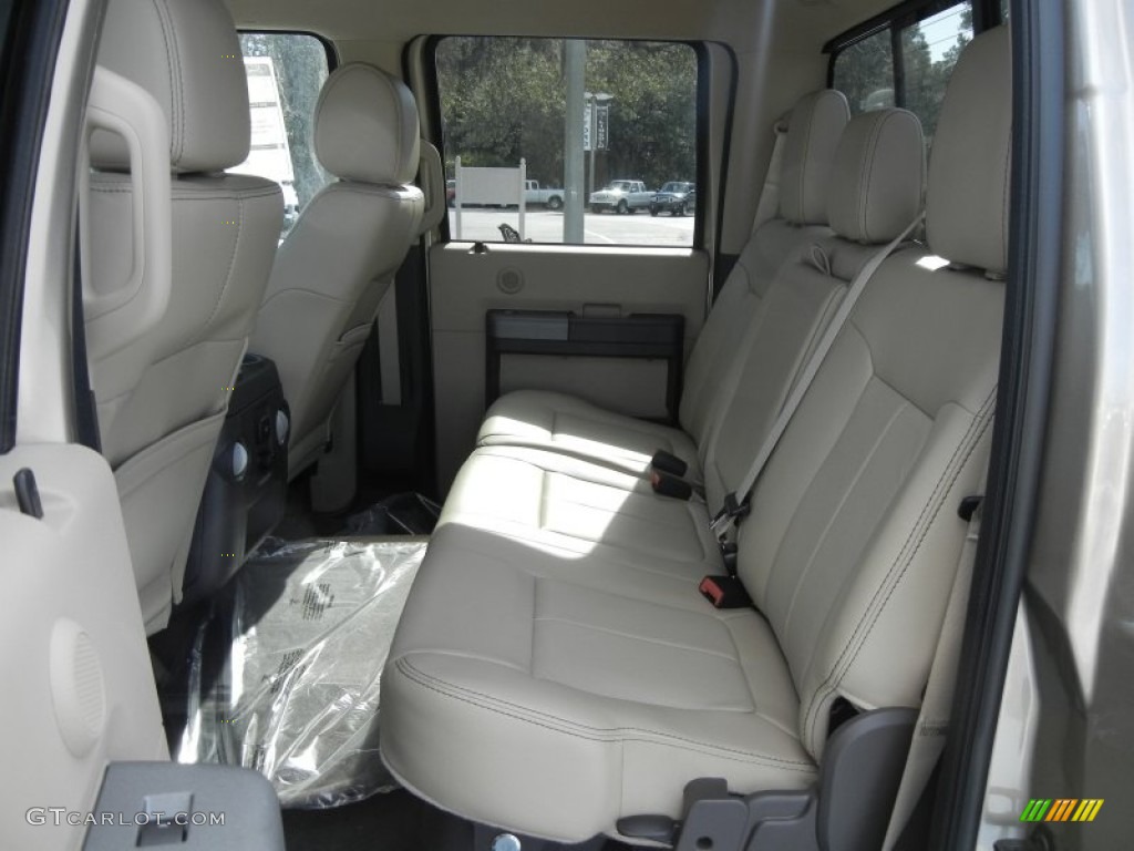 Adobe Interior 2012 Ford F350 Super Duty Lariat Crew Cab 4x4 Chassis Photo #56401357