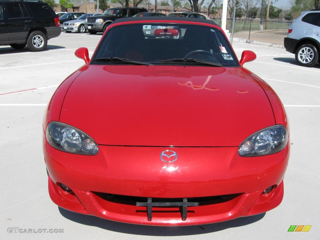 2004 MX-5 Miata MAZDASPEED Roadster - Velocity Red Mica / Black/Red photo #1