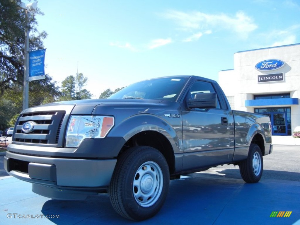 2011 F150 XL Regular Cab - Sterling Grey Metallic / Steel Gray photo #1