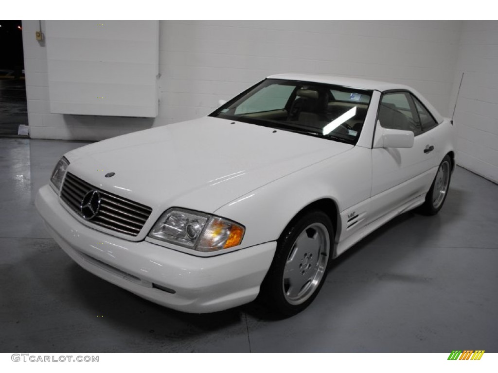 Polar White 1996 Mercedes-Benz SL 600 Roadster Exterior Photo #56402242