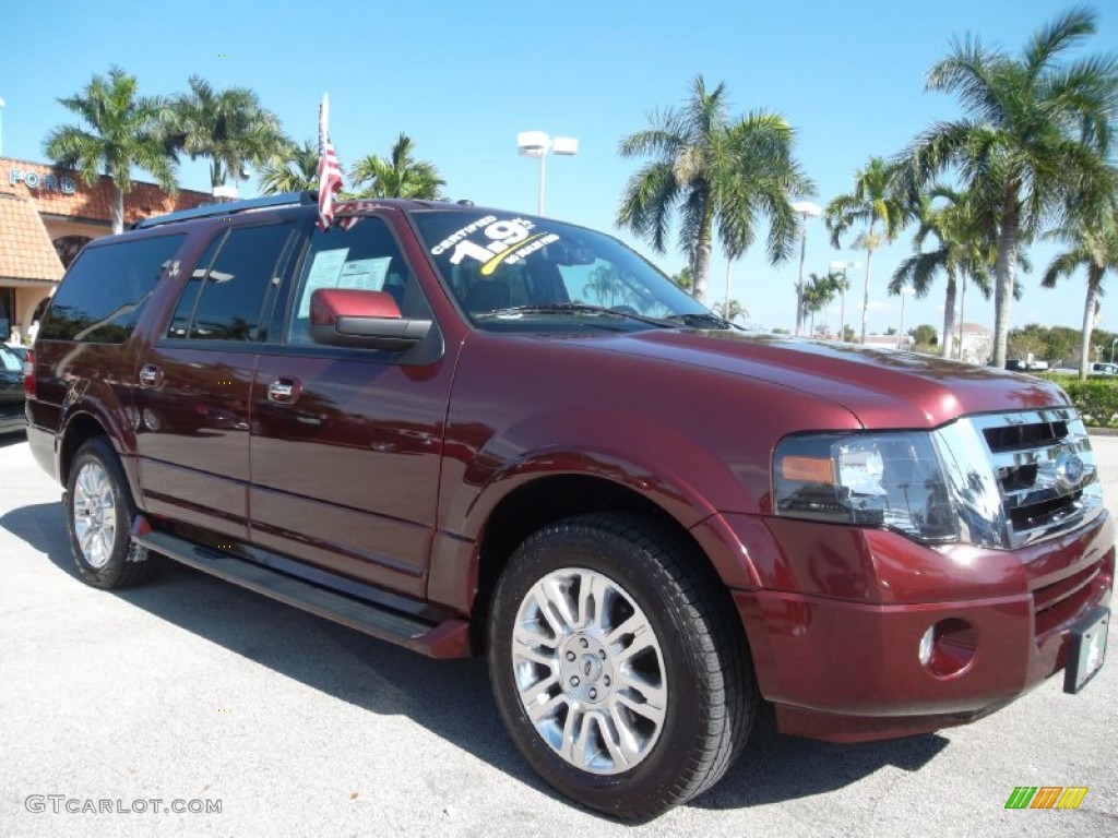 2011 Expedition EL Limited - Royal Red Metallic / Charcoal Black photo #1