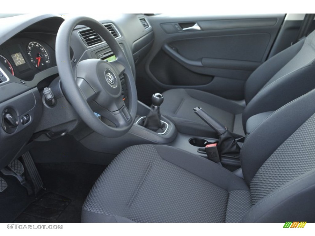 Titan Black Interior 2012 Volkswagen Jetta S Sedan Photo #56403829