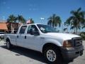 2005 Oxford White Ford F250 Super Duty XL Crew Cab  photo #1