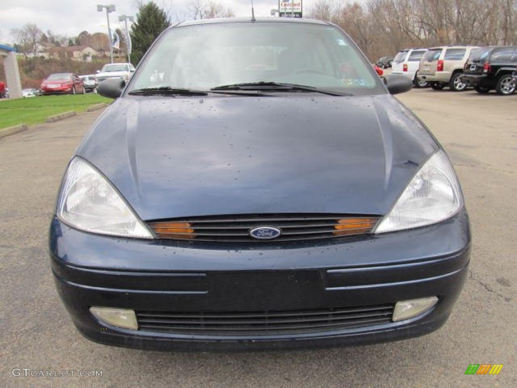 2001 Focus ZX3 Coupe - Twilight Blue Metallic / Medium Graphite Grey photo #6