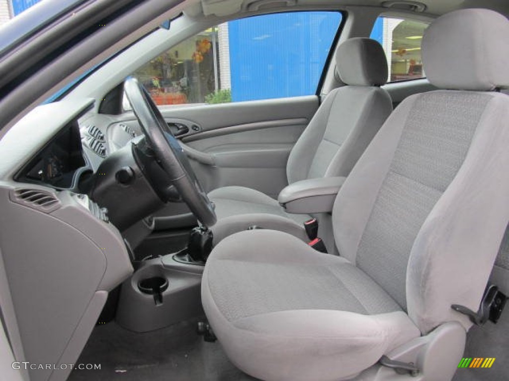 2001 Focus ZX3 Coupe - Twilight Blue Metallic / Medium Graphite Grey photo #8