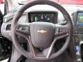 Light Neutral/Dark Accents 2012 Chevrolet Volt Hatchback Steering Wheel