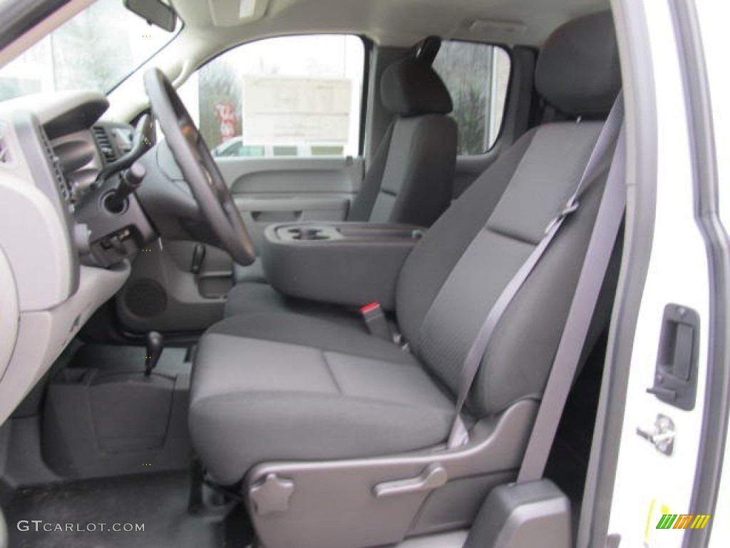 Dark Titanium Interior 2012 Chevrolet Silverado 2500HD Work Truck Extended Cab 4x4 Photo #56406256