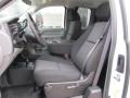 Dark Titanium 2012 Chevrolet Silverado 2500HD Work Truck Extended Cab 4x4 Interior Color