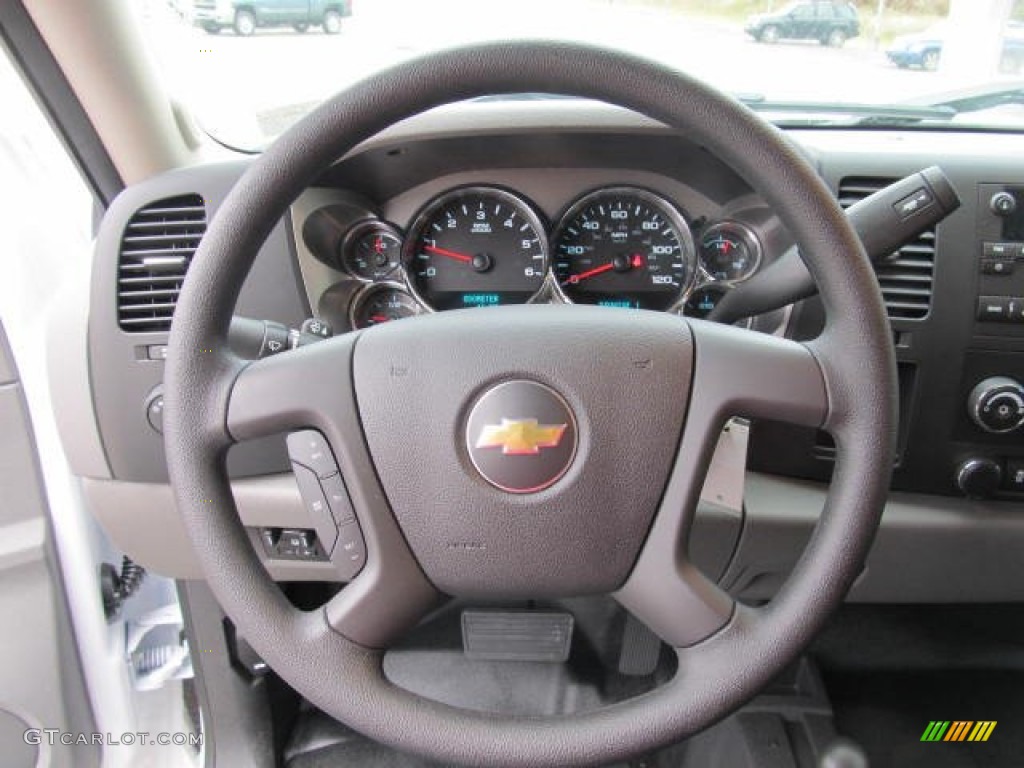 2012 Silverado 2500HD Work Truck Extended Cab 4x4 - Summit White / Dark Titanium photo #10