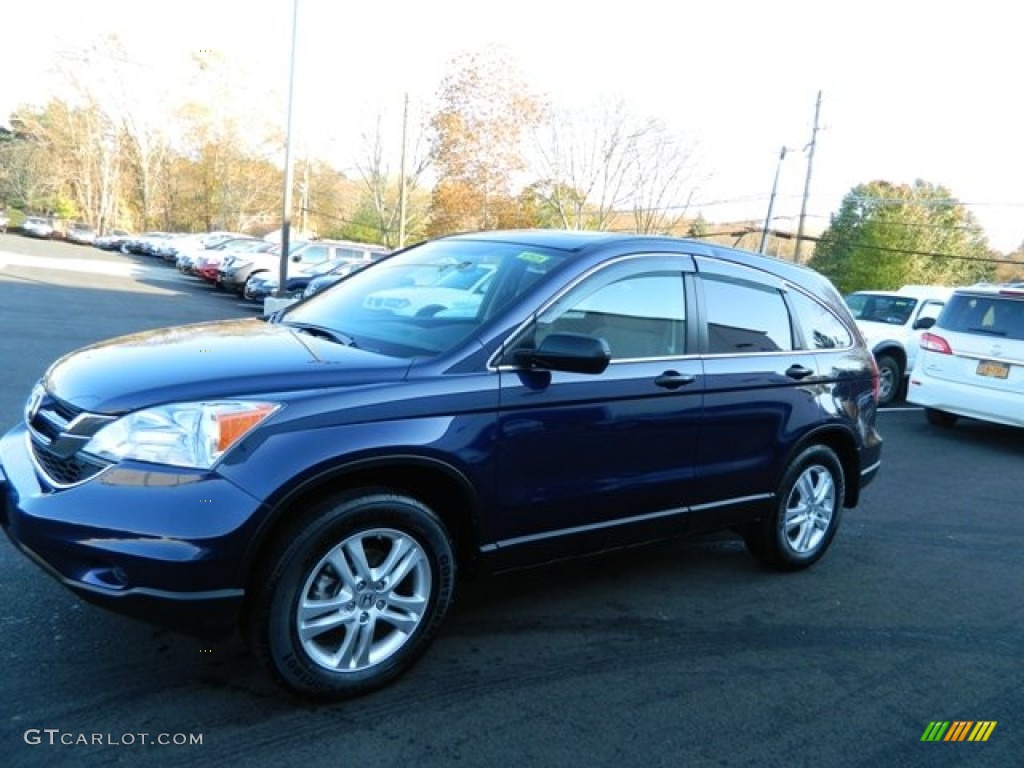 2011 CR-V EX 4WD - Royal Blue Pearl / Black photo #1