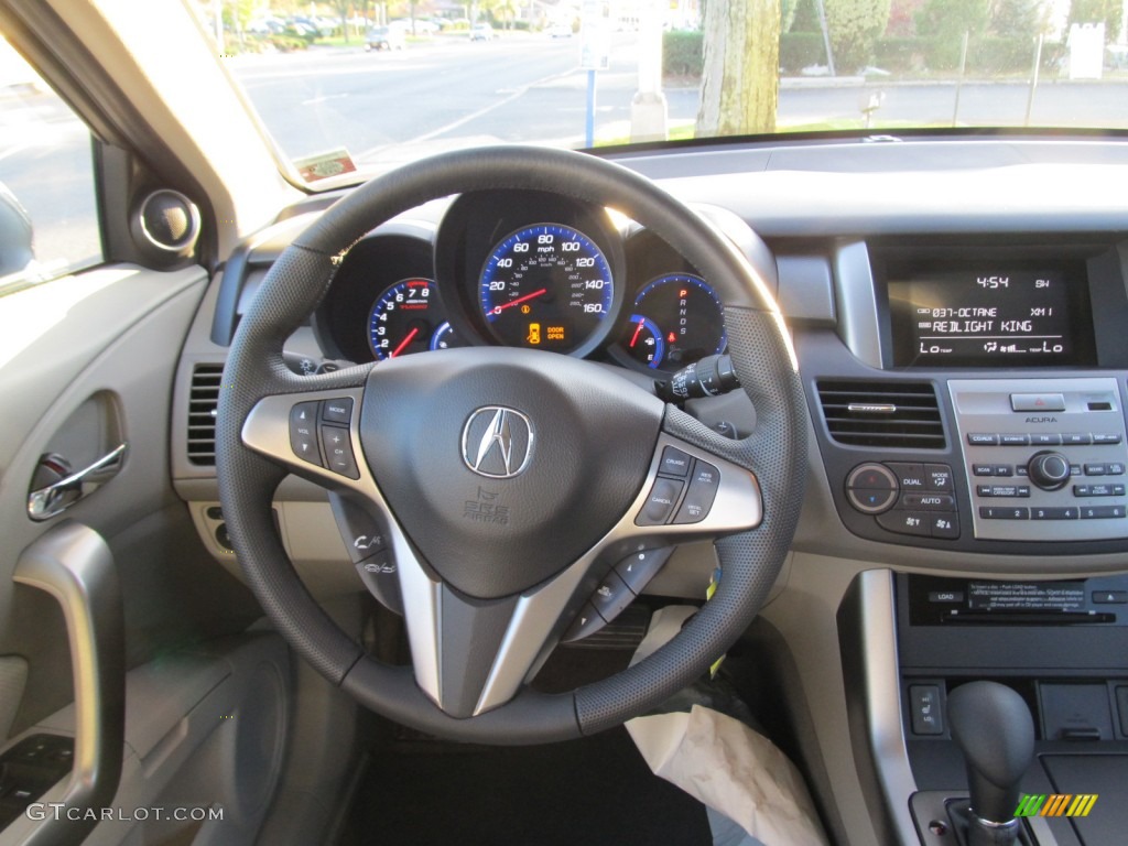 2012 Acura RDX SH-AWD Taupe Steering Wheel Photo #56407927