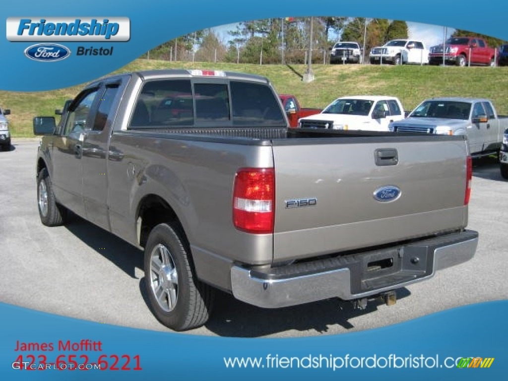 2005 F150 XLT SuperCab - Arizona Beige Metallic / Tan photo #8