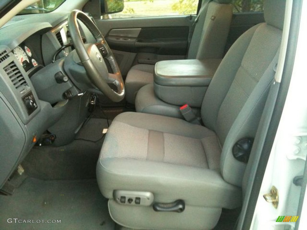 Medium Slate Gray Interior 2007 Dodge Ram 2500 SLT Quad Cab Photo #56410099