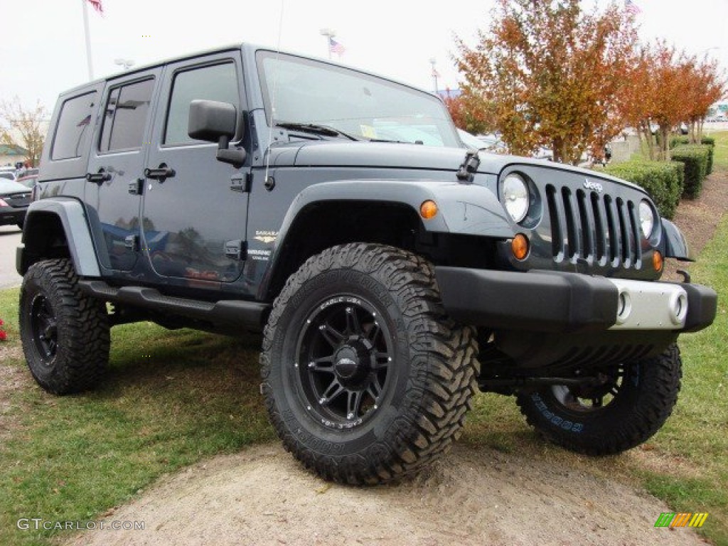 Steel Blue Metallic 2008 Jeep Wrangler Unlimited Sahara 4x4 Exterior Photo #56410910