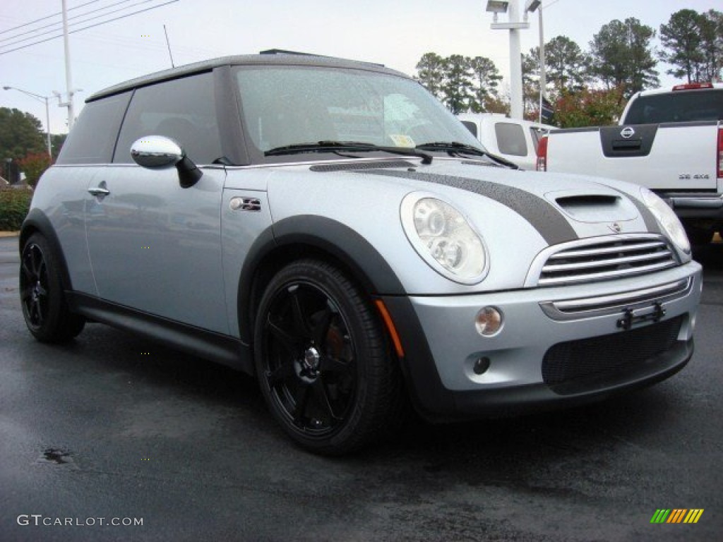 2005 Cooper S Hardtop - Pure Silver Metallic / Space Grey/Panther Black photo #1
