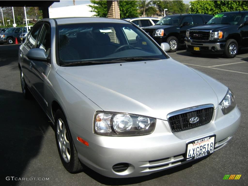 2001 Elantra GLS - Pewter / Gray photo #1