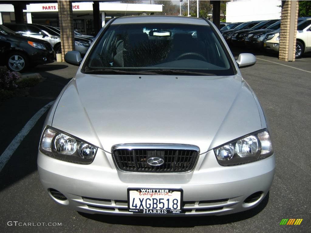 2001 Elantra GLS - Pewter / Gray photo #2
