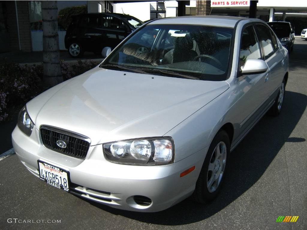 2001 Elantra GLS - Pewter / Gray photo #3