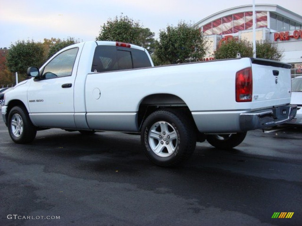 2006 Ram 1500 SLT Regular Cab - Bright White / Medium Slate Gray photo #4