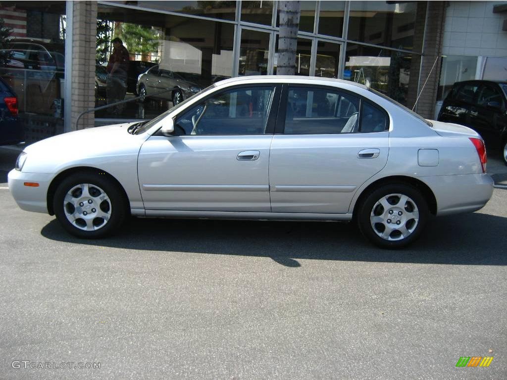 2001 Elantra GLS - Pewter / Gray photo #4