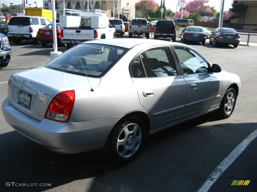 2001 Elantra GLS - Pewter / Gray photo #7