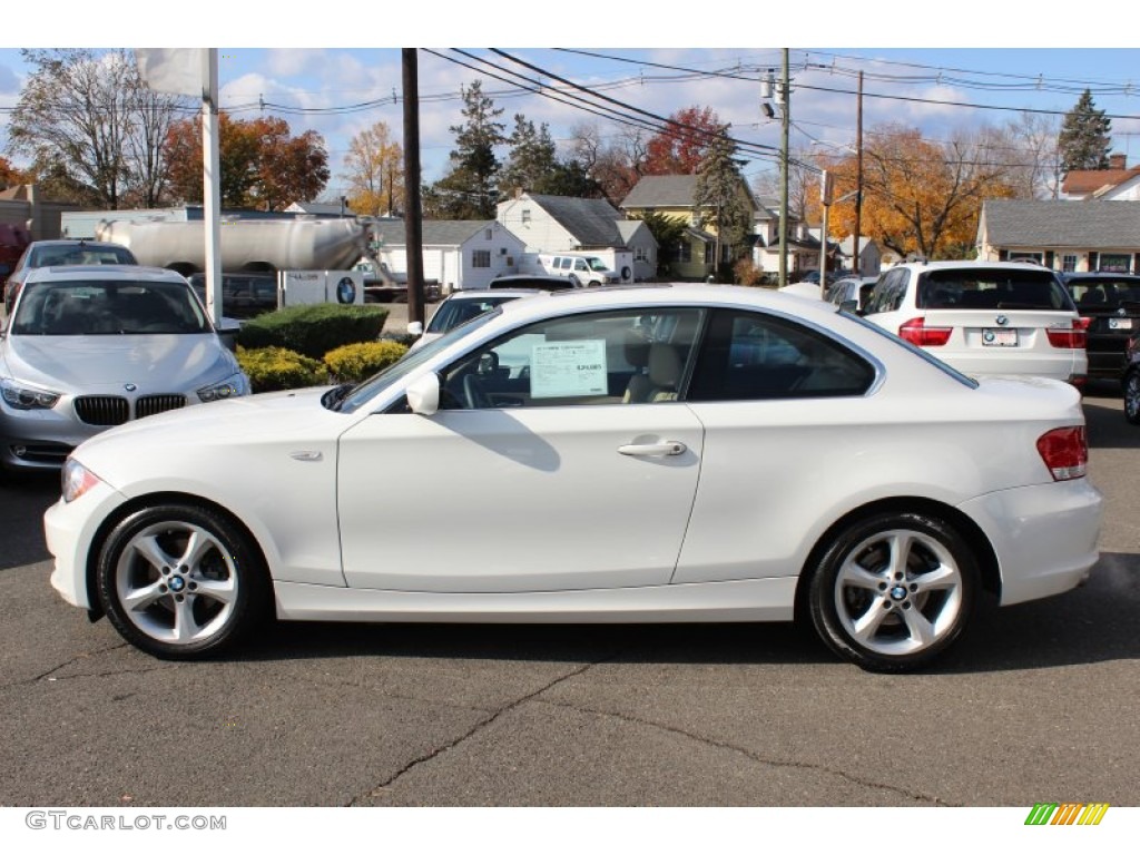 Alpine White 2011 BMW 1 Series 128i Coupe Exterior Photo #56412763