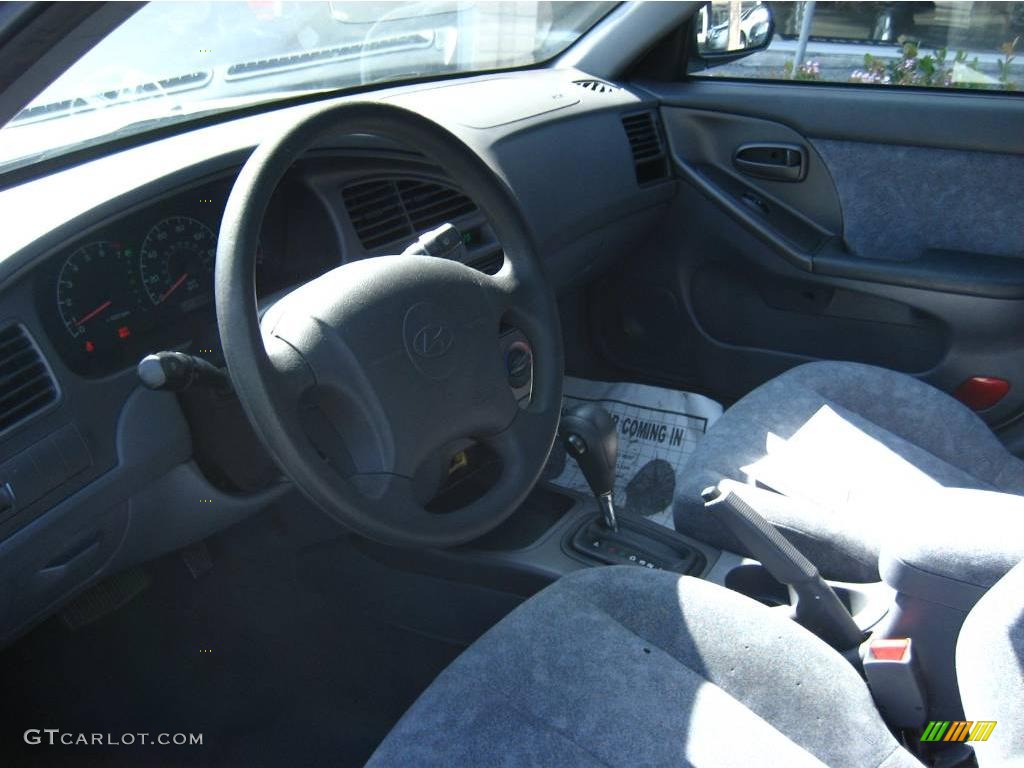 2001 Elantra GLS - Pewter / Gray photo #13