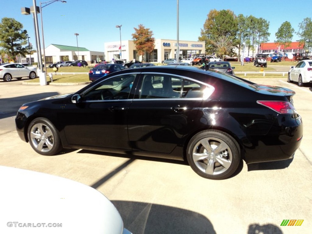 Crystal Black Pearl 2012 Acura TL 3.7 SH-AWD Technology Exterior Photo #56413690
