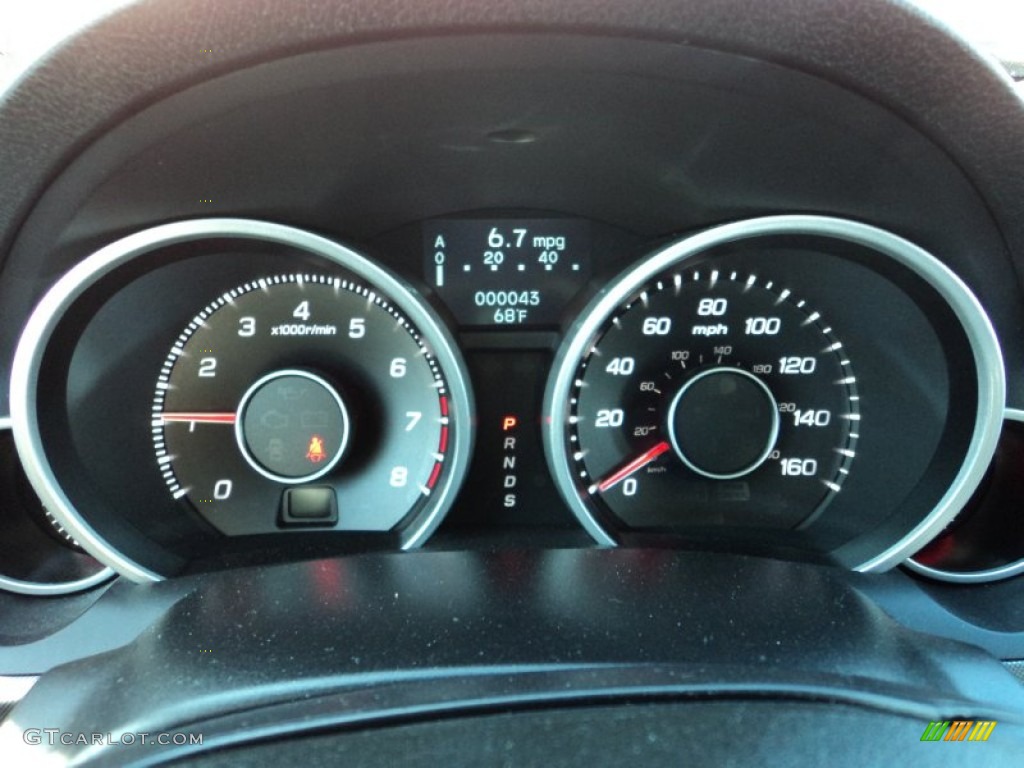 2012 Acura TL 3.7 SH-AWD Technology Gauges Photo #56413738