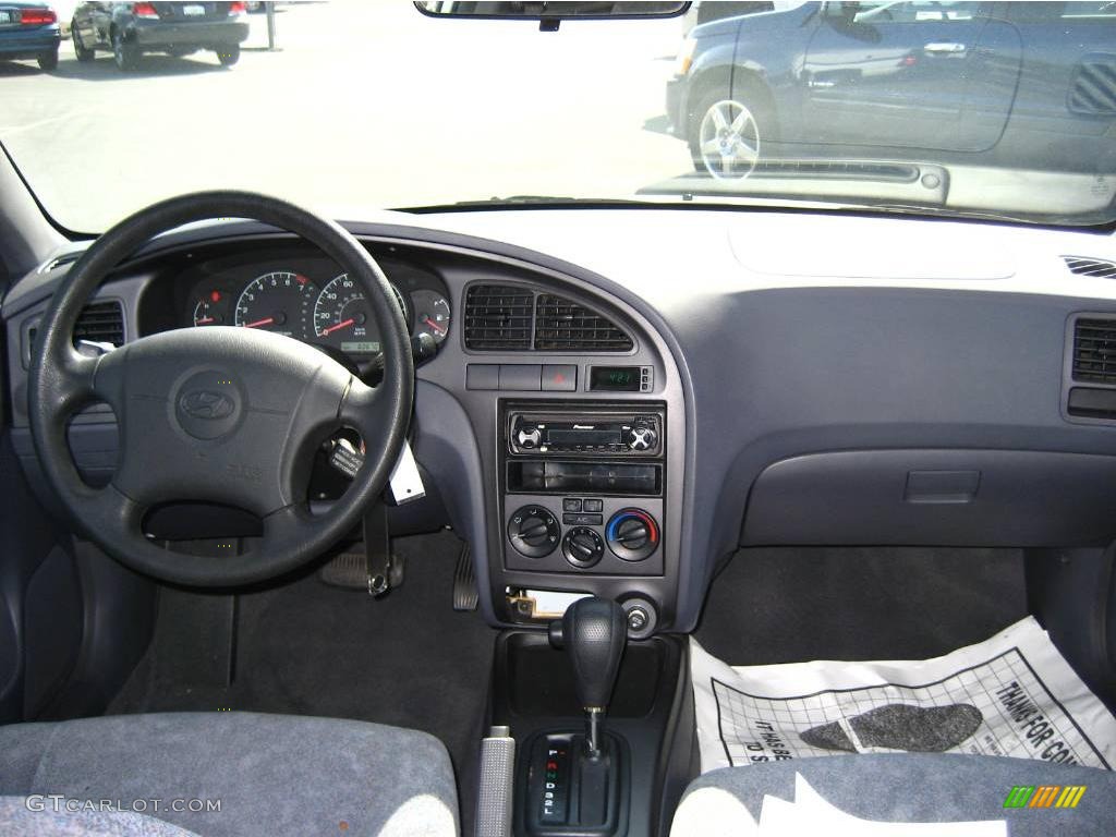 2001 Elantra GLS - Pewter / Gray photo #18