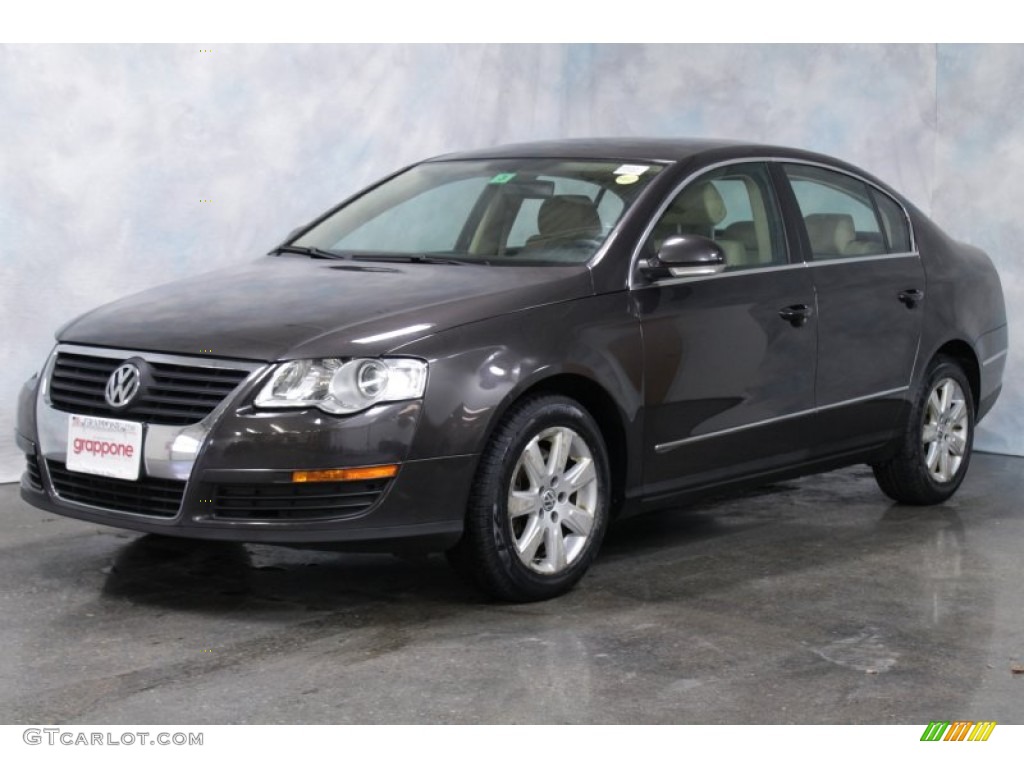 2006 Passat 2.0T Sedan - Blue Graphite Metallic / Pure Beige photo #1