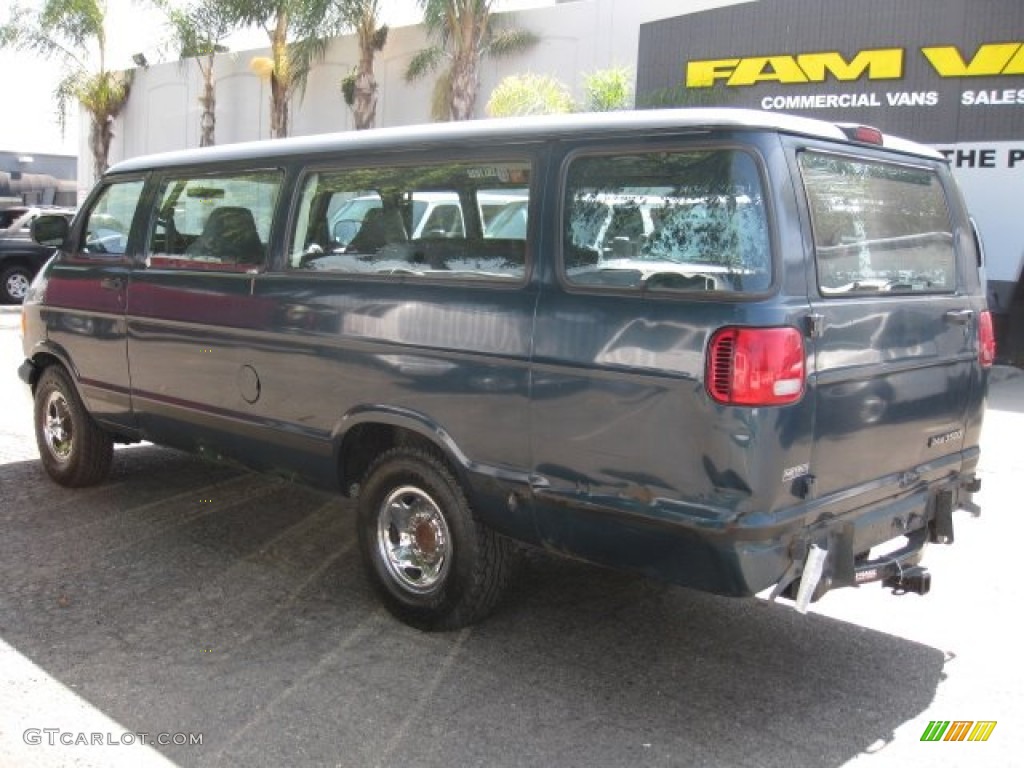 1999 Ram Van 3500 Passenger - Dark Spruce Metallic / Mist Gray photo #4