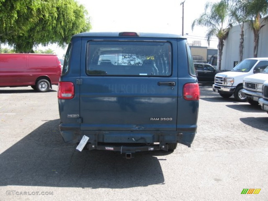1999 Ram Van 3500 Passenger - Dark Spruce Metallic / Mist Gray photo #5