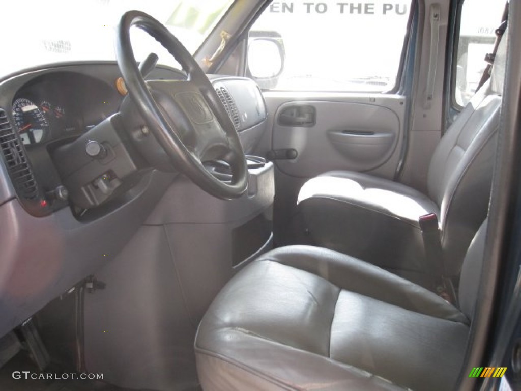 1999 Ram Van 3500 Passenger - Dark Spruce Metallic / Mist Gray photo #8