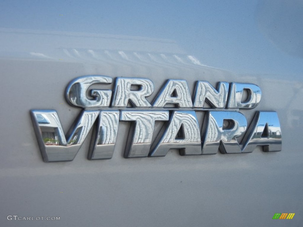 1999 Grand Vitara JLX 4WD - Silky Silver Metallic / Grey photo #9