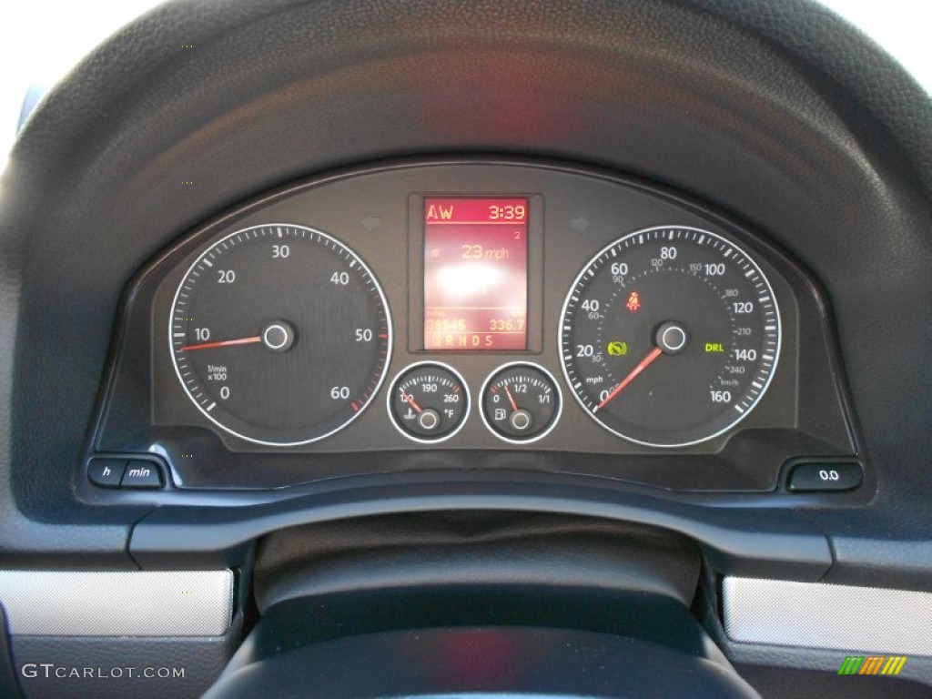 2009 Volkswagen Jetta TDI Sedan Gauges Photo #56416065
