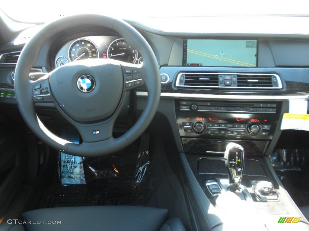 2012 7 Series 750Li Sedan - Titanium Silver Metallic / Black photo #4